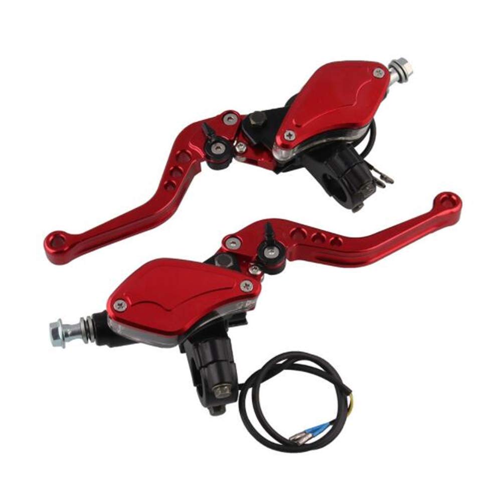 Brake Clutch, Hydraulic Brake Lever, Lever Adjustable Handle Hydraulic Clutch Brake Pump Master Cylinder Motorcycle Racing Mountain Bike Bicycle Universal