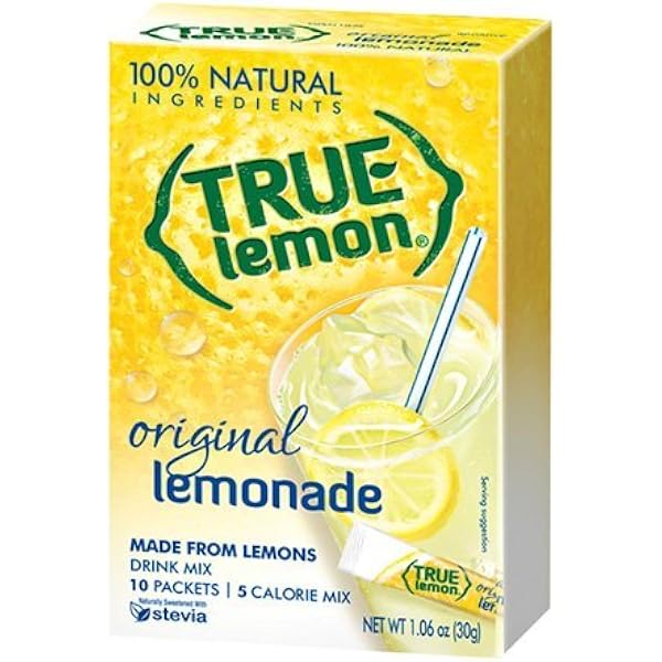 True Lemon Original lemonade drink Mix packets - 10 ct (810979001188)