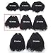 Luwigs Afro Kinky Curly 4B 4C Clip in Hair Extensions 16 Inch 7Pcs/Set Brazilian Virgin Human Hair Natural Color Clip Ins for African American Women