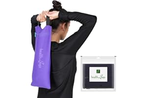 SoulGenie HealthAndYoga™ Yoga Sand Bags - Double Bag with Inner Waterproof Bag - Prop for Adding Weight and Support (Blue)