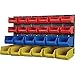 Ironton Metal Louvered Panel System with 24 Bins