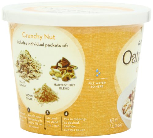 N'Joy Oatmeal Kit, Crunchy Nut, (Pack of 8) - Thumbnail 5