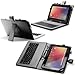 Fosmon Leather Case with Stand, USB Keyboard and Stylus for 10