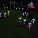 Garden Solar Lights Outdoor Decorative - 3 Pack Multi-Color Changing LED Landscape Solar Lights, with a White LED Stake Light Butterfly Hummingbird Dragonfly for Garden Patio Pathway Backyard