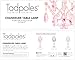 Tadpoles Modern Chandelier Table Lamp - White Diamond | 8