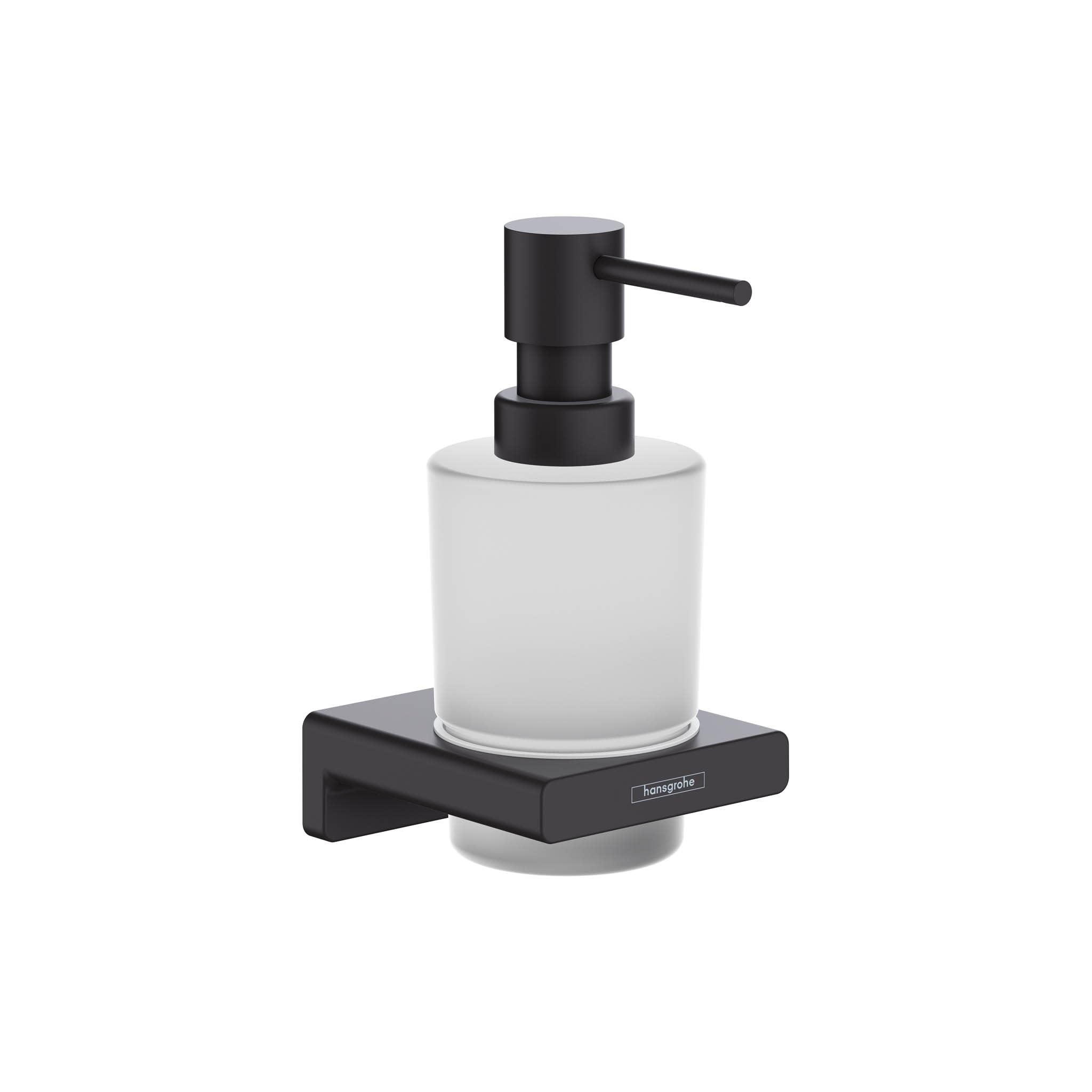 hansgrohe AddStoris Liquid soap dispenser, matt black, 41745670 — image 1