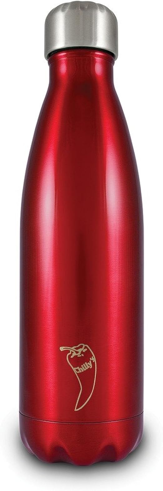 CHILLYS BOTTLES 750ML DOUBLE WALLED VACUUM BOTTLE (RED) Amazon.co.uk