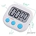 6 Pack Digital Kitchen Timer Magnetic Countdown Up Minute Second Timer (6)