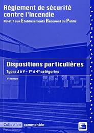 Règlement de sécurité contre l'incendie relatif aux établissements recevant du public