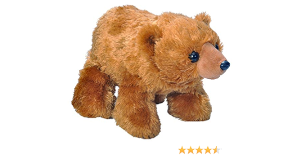 stuffed grizzly bear