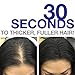 Infinity Hair Building Fibers Hair Loss Concealer for Thinning Hair & Hair Loss for Women & Men Appearance Of Thicker, Fuller Hair In 30 Seconds Kit, Dark Brown