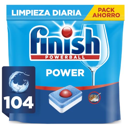 Powerball Power All in 1 Pastillas para el lavavajillas todo en 1 - Pack ahorro 104 pastillas