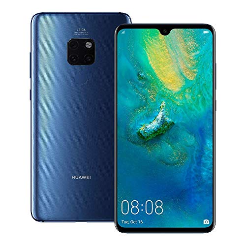 Huawei Mate 20 (HMA-L29) 6GB / 128GB 6.53-inches LTE Dual SIM Factory Unlocked - International Stock No Warranty (Midnight Blue)