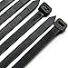 Cable Zip Ties Heavy Duty 12 Inch, Ultra Strong Plastic Wire Ties with 120 Pounds Tensile Strength, 100 Pieces, Nylon Tie Wraps with 0.3 Inch Width in Black & White, Indoor and Outdoor UV Resistant primary