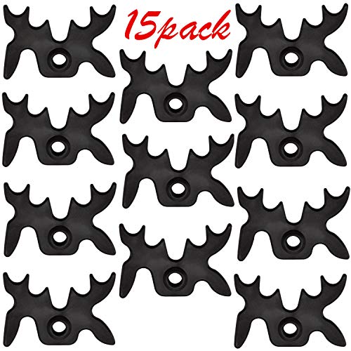 LONG TAO 15 Pcs Antler Pool Cue Racks Moosehead Bridge Head Slip Pool Cue Rack Billiard Pool Cue Accessory - Thumbnail 3