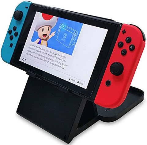 YOTOSAN Compact Playstand for Nintendo Switch,Foldable Play&amp;Charge Multi Angle Stand.