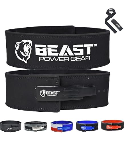 Ceinture D'haltérophilie Imprimée Anime – Cuir, Ajustable, Pour Gym, Musculation, Neuve