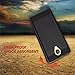 BLU Life One X2 Case, [Anti Scratch][Drop Proof][Shock Absorption][Hybrid] TPU + PC Cover Case for BLU Life One X2 L0090UU (Black)