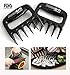 HomeGrit Premium Quality Meat Claws Pulled Pork Shredder BBQ Bear Claws Paws! Meat Forks Handler-Carving Meat Fruits – Mixing and Tossing Salad Protect your hands from burns! Easy lift hot large meat!