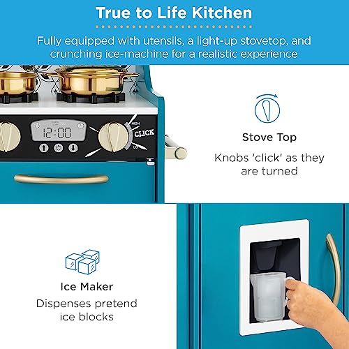 Best Choice Products Pretend Play Kitchen Wooden Toy Set for Kids w