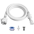 portable washing machine hoses, Suitable for Twin Tub washing machine, mini washing machine,(quick connect) (PVC, 9.84FT/3 Meters)