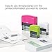 Plus Guard Your ID Stamp, Small, Glossy White , 1 Pad