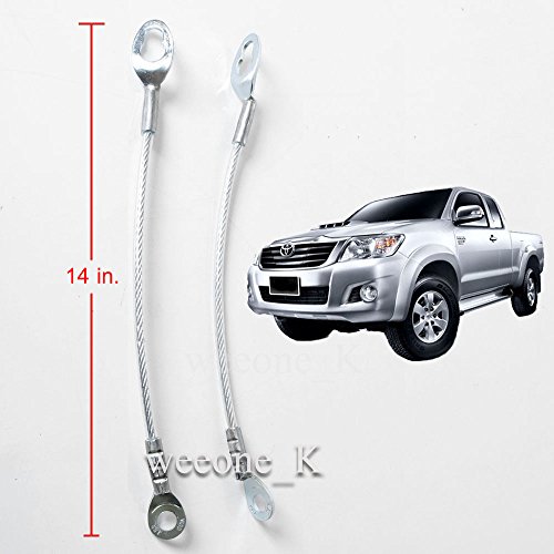 Genuine Toyota Tailgate Stay Strap & Holder Cable For Hilux 2005-2017 - Pack Of 2