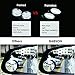 Blind Spot Mirror,HD Glass Wide Angle Slim Round Frameless Convex Rear View Mirror 360°Rotate 30°Sway Adjustable Great for Car SUV Truck Van(2 Pack)