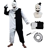 Halloween Clown Costume Bodysuit Art The Clown Cosplay Evil Killer Funny Costume Men and Women art the clown