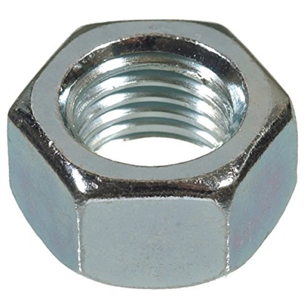 Merriway BH03666 (100 Pcs) M6 (1/4 Inch) Steel Full Hex Head Nut - Pack of 100 Pieces