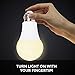 Ciata Lighting LED Smart Emergency Light Bulb with Rechargeable Battery Back-up - Intelligent Lighting, Lasts 3-4 Hours During Power Outage - Extra Hook for Camping, Outdoor (2 Pack)
