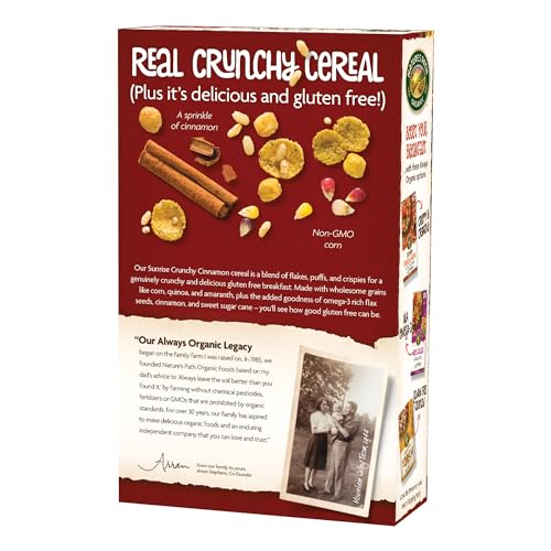 NATURE’S PATH SUNRISE CRUNCHY CINNAMON (CASE OF 12)