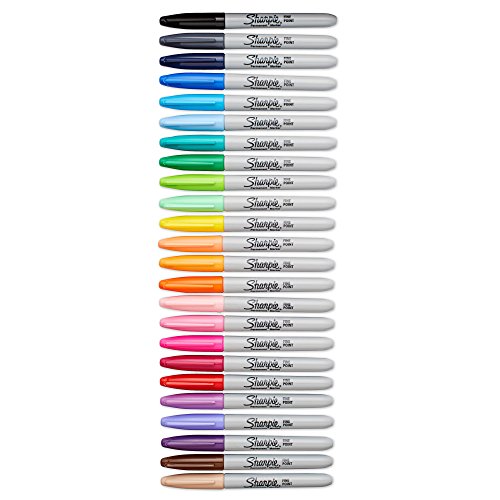 Sharpie 75846 Permanent Markers, Fine Point, Assorted Colors, 24Count Pricepulse