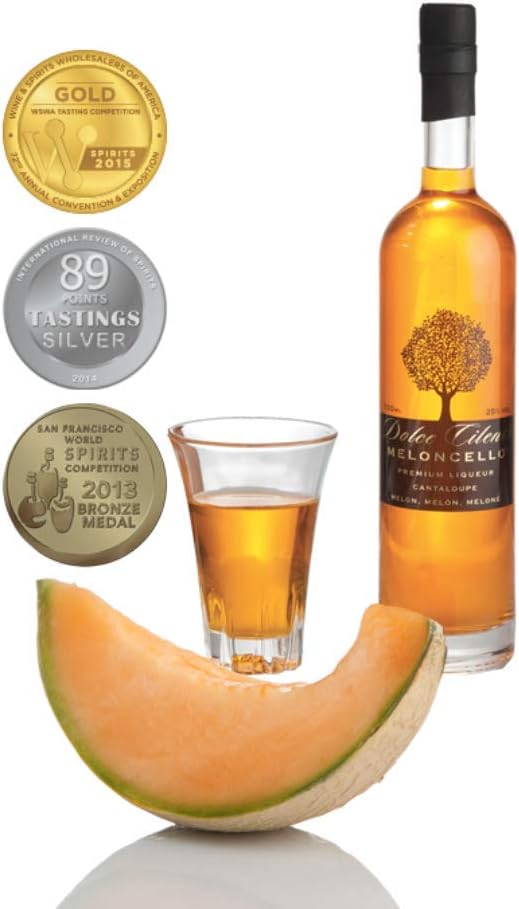 Meloncello Melon Liquor 100ml Dolce Cilento Meloncello Cantaloupe