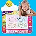 Dozod Water Doodle Mat Aqua Magic Drawing Pad with 4 Colors, Educational Safe Doodle Kids Toys Gift for Toddlers Boys Girls Age 2 3 4 5 6 7 Year Old 32 x 24 Inch