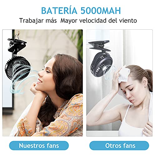 Mini-Ventilador-Portatil-Ventilador-Pequeno-Recargable-con-Bateria-de-5000-mAH-Tipo-C-3-Velocidades-Ventilador-Silencioso-USB-para-Cochecito-de-Bebe-Camping-Office-y-Hogar