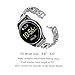 Lwsengme Galaxy Watch(42mm) Bands for Women, 20mm Stainless Steel Bands for Samsung Gear S2 Classic(SM-R732) Galaxy Watch Active (40mm)& Amazfit Bip Smartwatch