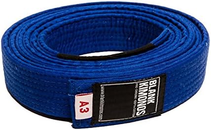 Blank Kimonos BJJ Belts - Blue - A5