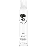 Avenue Man Curl Defining Mousse - Lightweight Styling Curl Foam for Defined, Frizz-Free Curls - Curly Hair Mousse for Men with Argan Oil, Aloe, and Green Tea Controls Frizz & Adds Shape - (6.0 Oz)