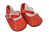 RED SPARKLE MARY JANES FOR AMERICAN GIRL DOLLS