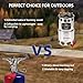 VINIDA Portable Lightweight Wood Burning Backpacking Stove with Nylon Carry Bag for Hiking, Climbing, Fishing, Picnic, BBQ