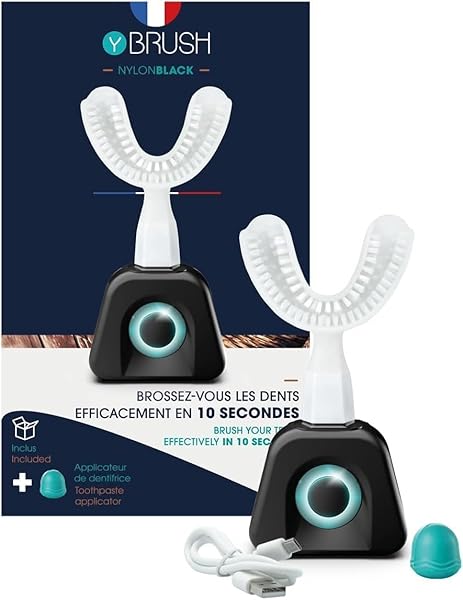 Y-BRUSH NYLONBLACK 2024 – ELECTRIC TOOTHBRUSH – Y-SHAPED...