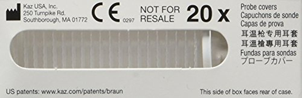 Filtros de Lente para Braun Thermoscan Cubiertas Ref PC