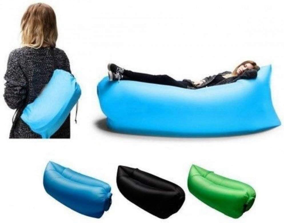 Dharmsut Super Camping Lounger Sofa, Inflatable Lamzac Hangout Sleeping Bag, Beach Lazy Air Bed