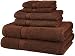 Pinzon 6 Piece Blended Egyptian Cotton Bath Towel Set - Cocoa