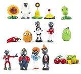 Rebirth 16x Plants Vs Zombies Toys Series Game Role Figure Display Toy PVC