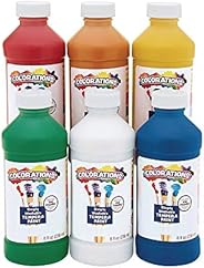 Colorations Washable Kids Paint – Safe, Vibrant Paints for Children with Bold Colors, Versatile Tempera Painti