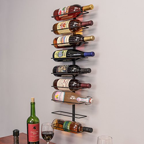 Southern-Homewares-Nine-Bottle-Wine-Display-Simple-Storage-Wall-Rack-Kitchen-Organization-for-Wine-or-Spirits