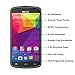 [2 Pack] RBEIK BLU Studio X8 HD Screen Protector Glass, Premium [Tempered Glass] [9H Hardness] [Bubble Free] [Anti-Scratch] [Touch Sensitive] Screen Protector for BLU Studio X8 HD Unlocked Smartphone