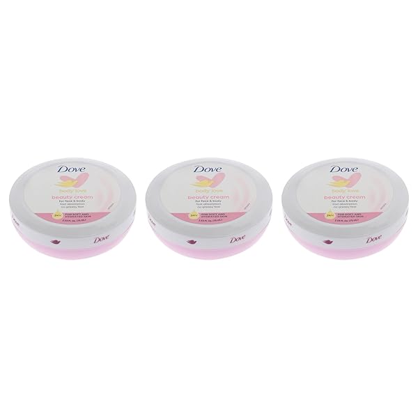 BEAUTY CREAM – PINK BY DOVE FOR WOMEN – 2.7 OZ CREAM (PACK OF 3)